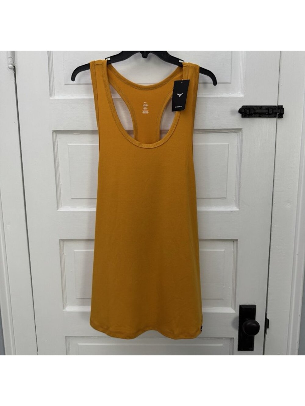 Project Titan Men’s Large Yellow Bodybuilding Stringer Gym Tank Top NWT